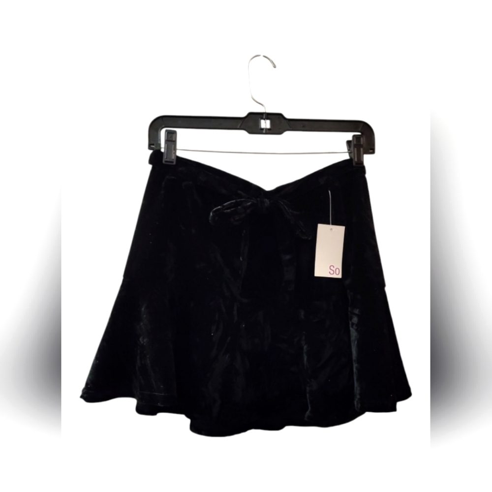 SO Crushed Velvet Skirt Size S